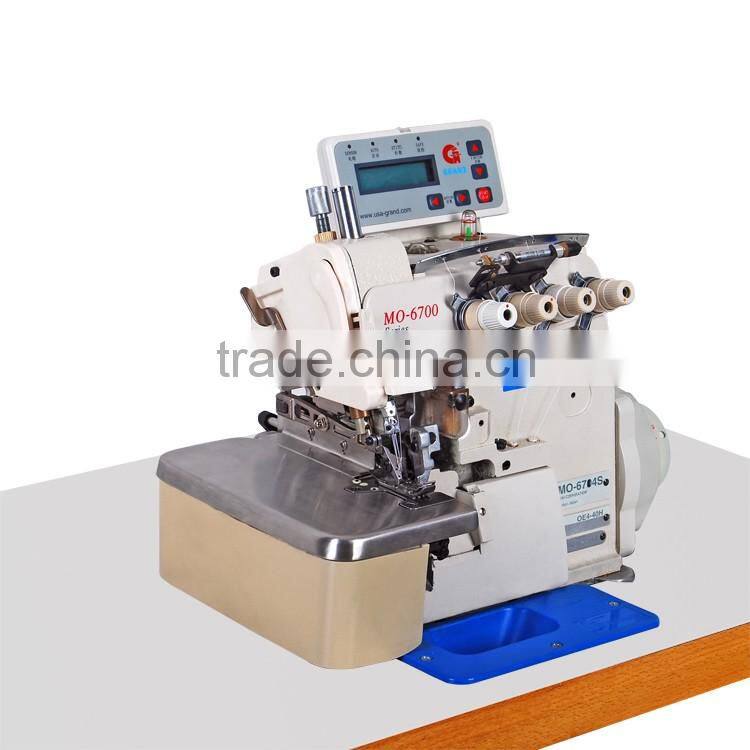 DD motor & automatic induction suction thread cutting device for JUKI overlock machine