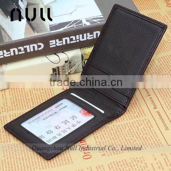 practical male style brown crocodile embossed genuine leather low price purses