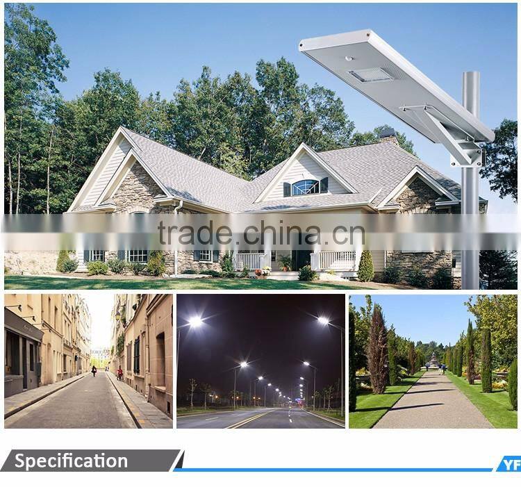 YANGFA long time lighting solar led street light price AS01 25W