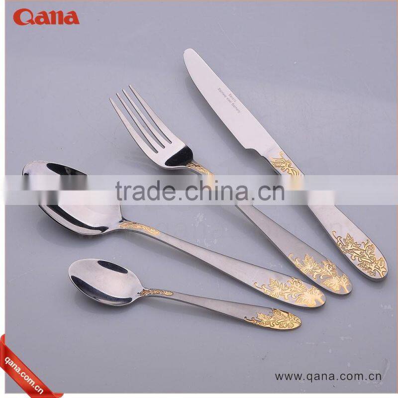 2017 new custom elegant stainless steel cutlery set