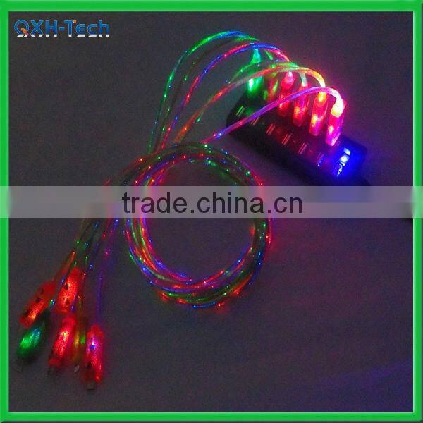 glowing cable carton design glowing charging cable