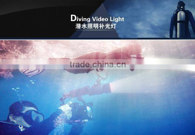 High performance CREE XM-L2 U2 Scuba underwater 1*18650 battery photography car diving video recorder