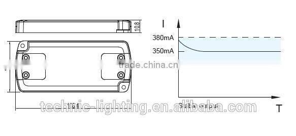 6w constant current led desk top driver
