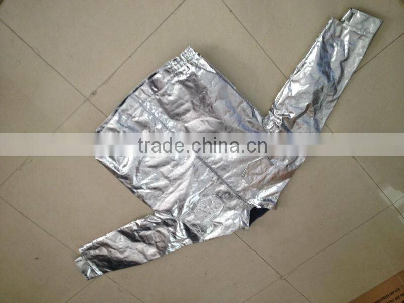 fire resistant suit with aluminum foil,alumizied fire suit,fire retardant clothing,fire clothing,fire protective clothing