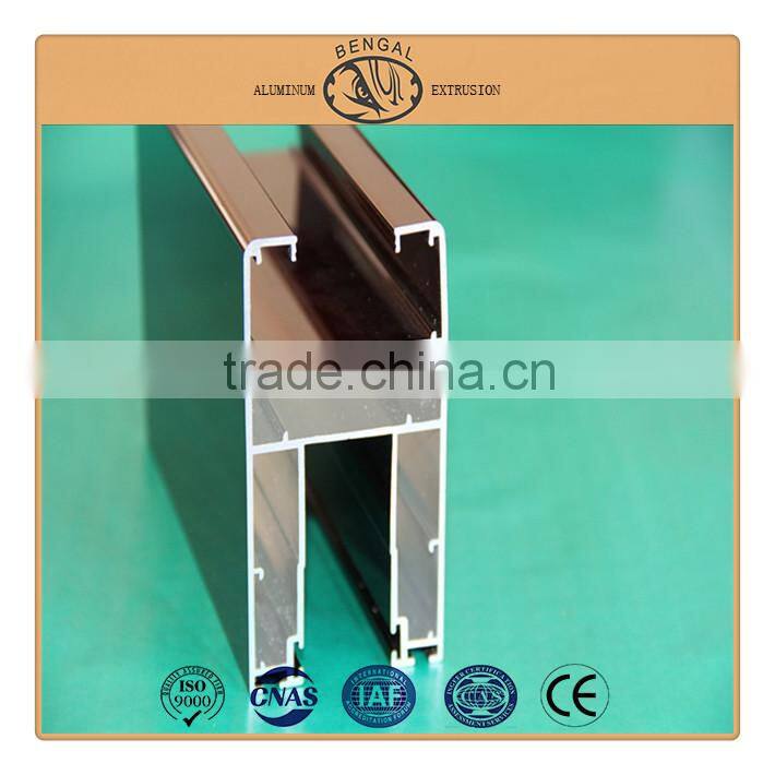 Alloy 6063 Aluminum Profile for Sliding Door , Aluminum Sliding Door Profile Factory in Foshan