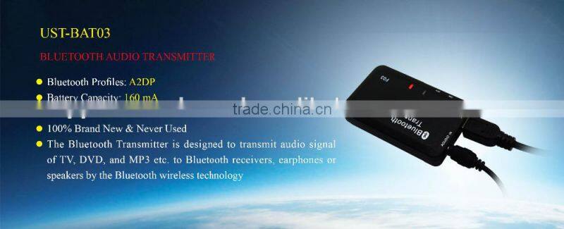 newest 3.5mm mini wireless bluetooth transmitter bluetooth audio dongle adapter