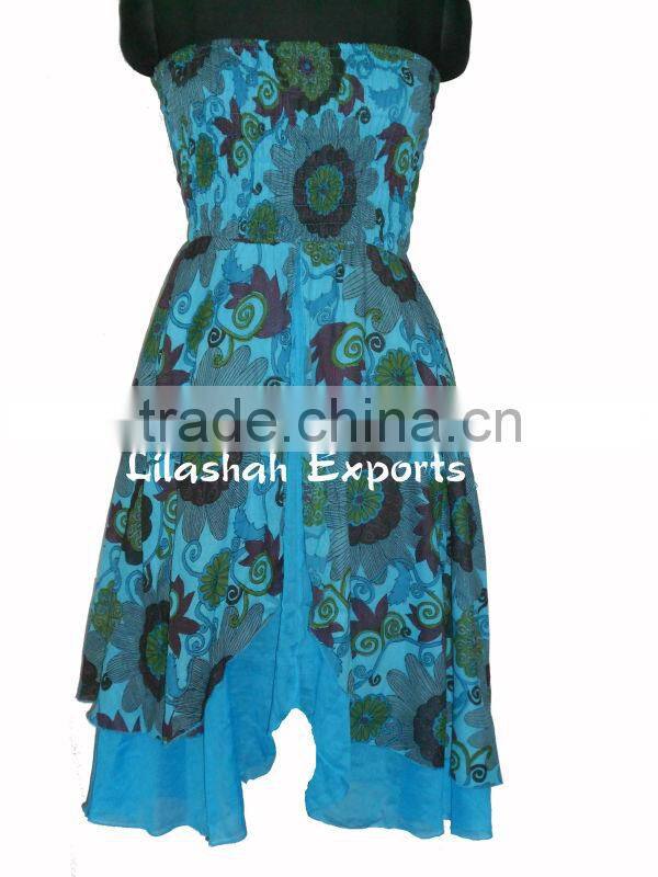 VP2450 Cotton Skirt Dress GarmentsLong Maxi Dress Jaipur Print Manufactor Exporters skirts dresses