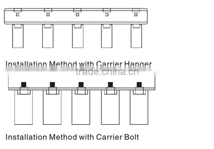 Suspended Linear Ceiling Aluminum Square Tube Screen Ceiling