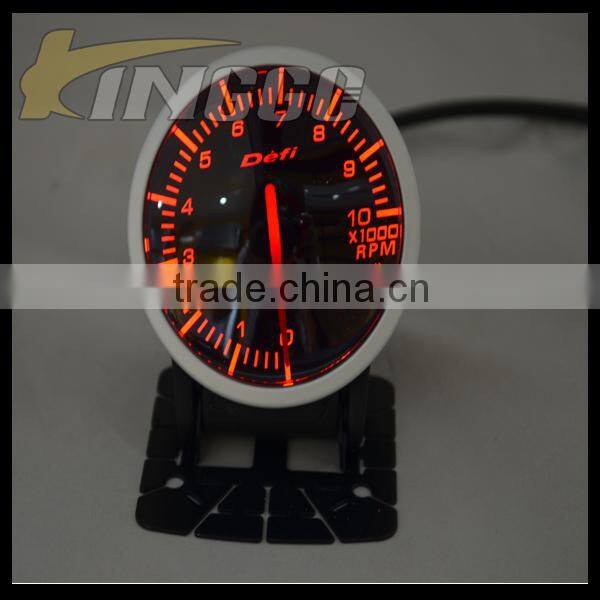 BF Series 60MM Auto Racing Gauge With White and Red Light