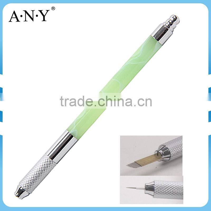 ANY New Hot Sale Acrylic Handle Rhinestone Permanent Eyebrow Pencil Microblading Pen Tool Tattoo Machine Pen