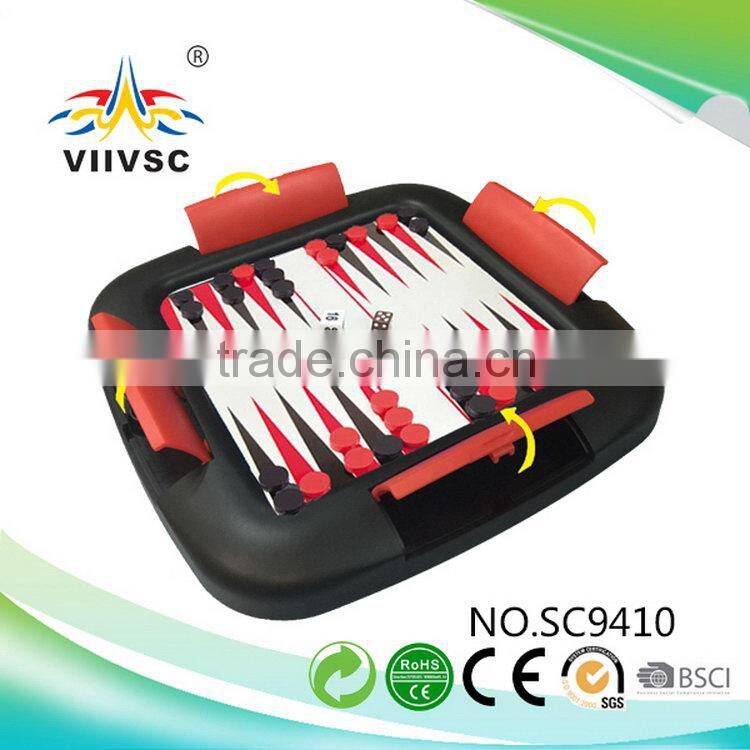 Most popular long lasting plastic backgammon set reasonable price