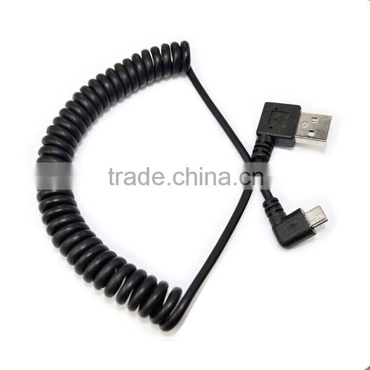 USB right angle Mini (5-pin) male to USB 2.0 A right angle male Cable