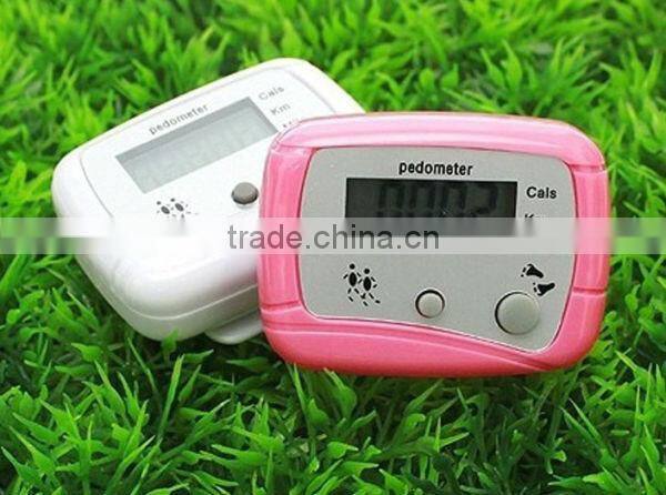 2 Buttons Colorful Digital Calorie Pedometer for Weight ,Calorie and Step Counter