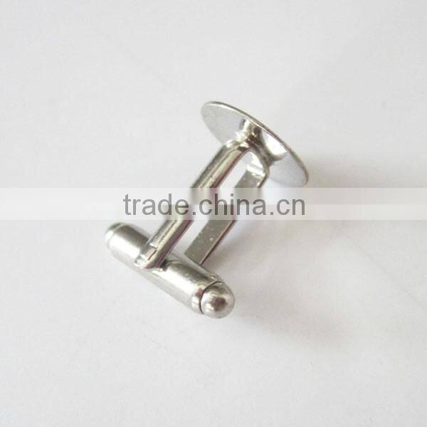 Shenzhen make shiny nickle cufflink | cufflinks cheap price wholesale