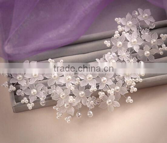 Flower Bridal Crystal Formal Wedding Headdress Headwear Hair Accessories