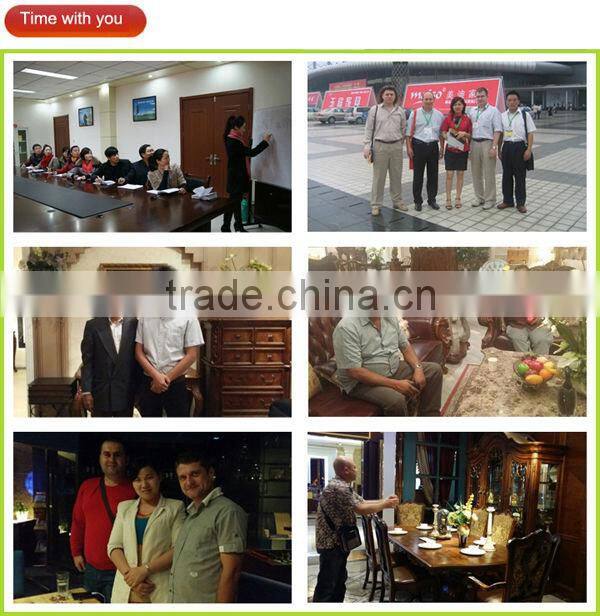 high quality antique solid wood 6 seater dining table A20