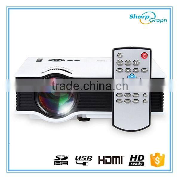 Wholesale Drop Shipping Office & School supplies 800 Lumens Mini Full HD LED 1080p Projector UC40+ Portable HDMI Home Theater