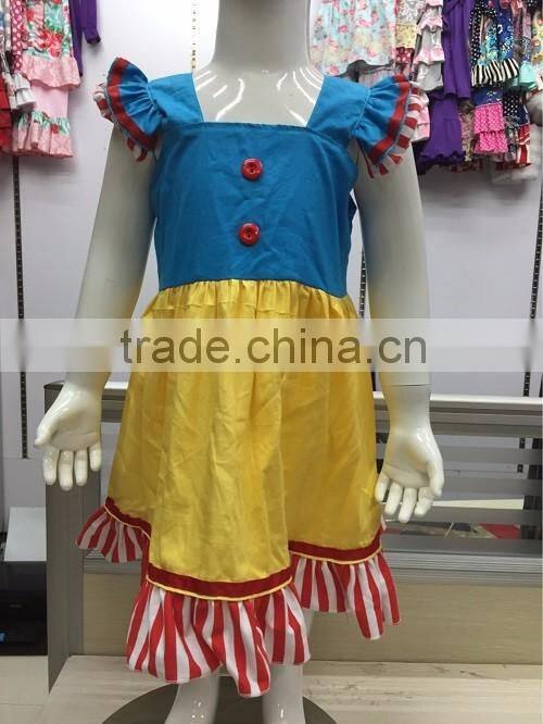 Wholesale Children Boutique Clothing Girls Cotton Frock Designs Child Cotton Dresses