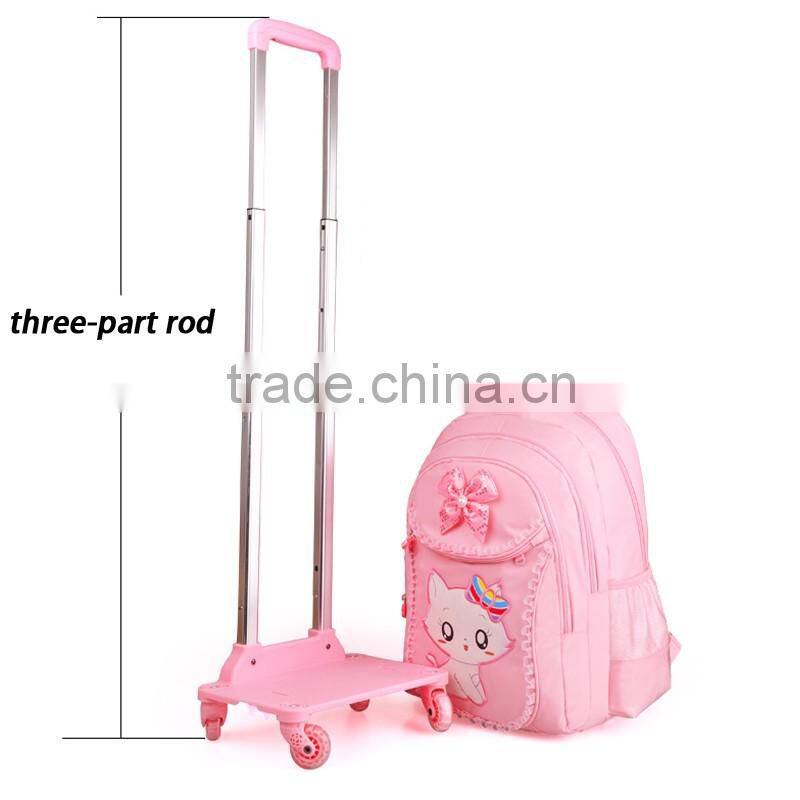 Polyester Fabric School Trolley Bags Low Price