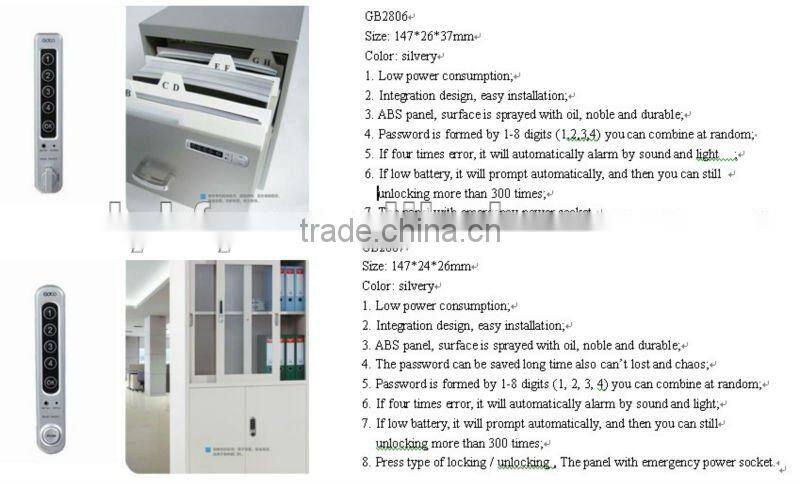 KFY-WR-02 Light Gray 3-Wide Metal Armoire