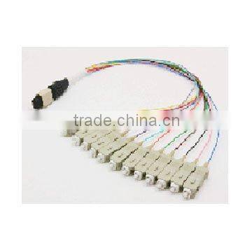 Fiber optic MPO pigtail
