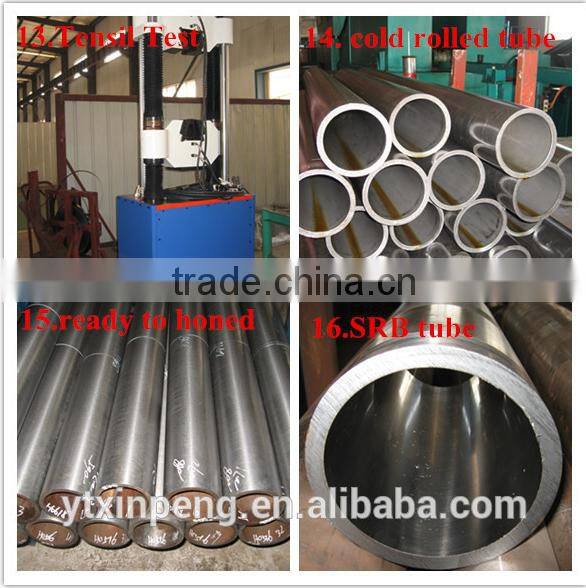 ISO9001 aisi 1020 lined plastic cold drawn seamless steel tube for automobile