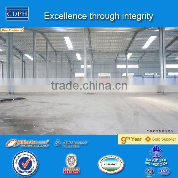 Prefab warehouse, store, workshop steel structure building from China Supplier