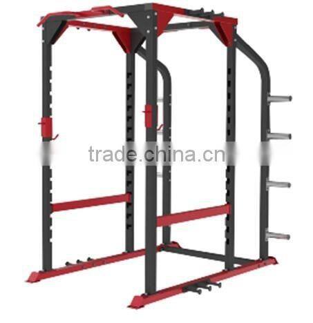 Heavy Duty Steel Gym Equipment Body Building Squat Rack With Lat Attachment For Home Gym Exercise H0177