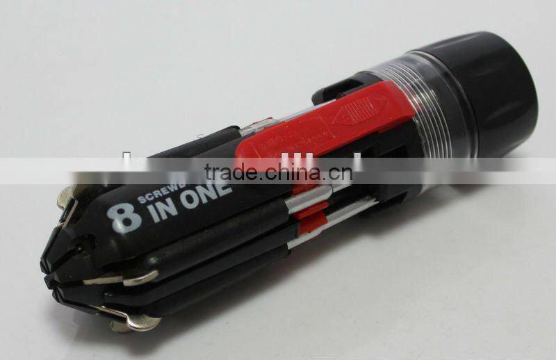 8 in 1 Screwdriver with Torch