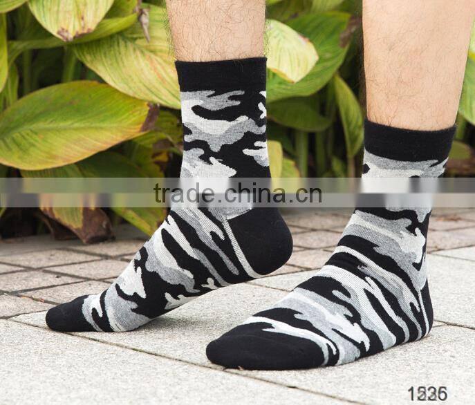 high quality thick custom colorful camo pac man socks