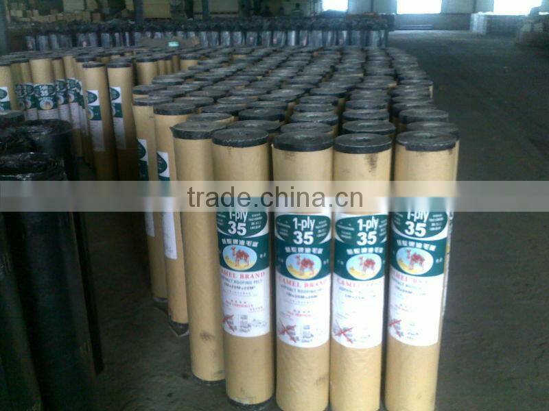 manufacturer: 70lbs camel brand asphalt roofing felt, Camel BRAND for roof waterproofing