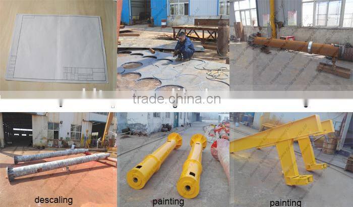 1 ton electric stationary cantilever jib crane