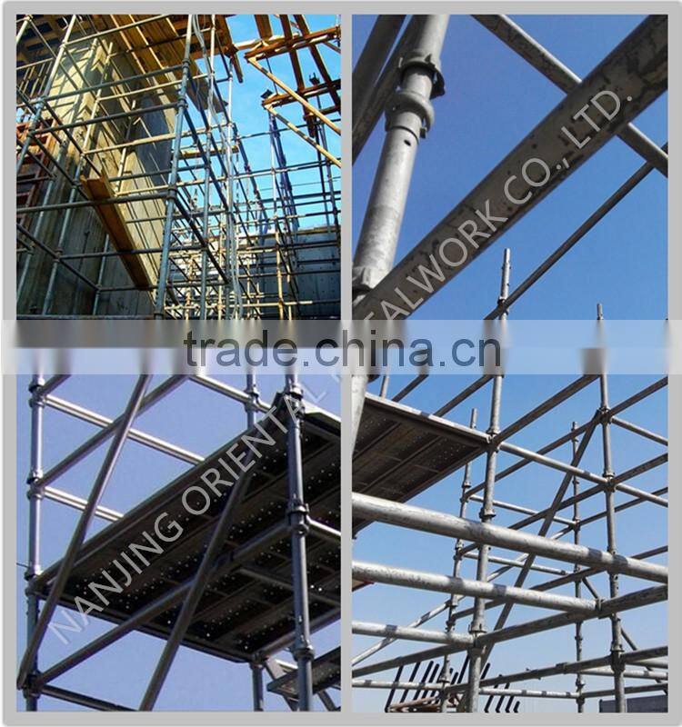 Hot dip Galvanized Cuplock Scaffolds for Building Cuplock system