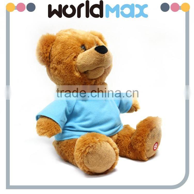 Custom Chinese Cute Brown Teddy Bear Plush Toys