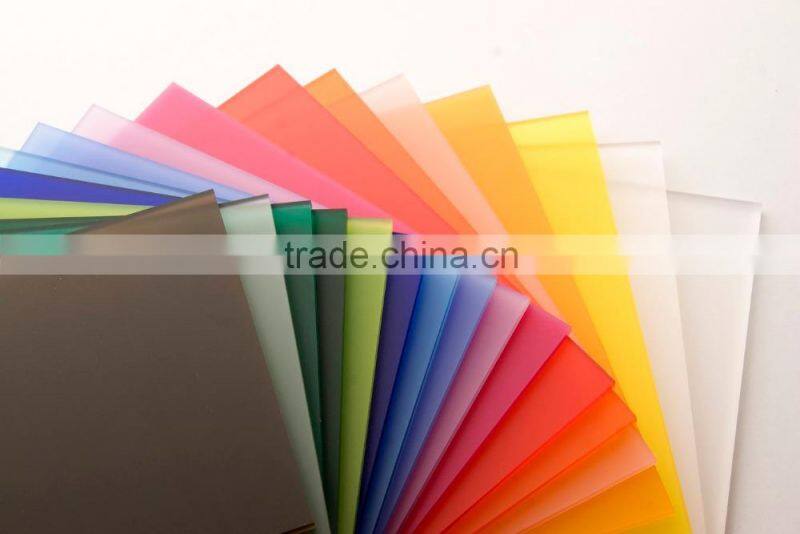 excellent colorful cast pmma board for city light sign