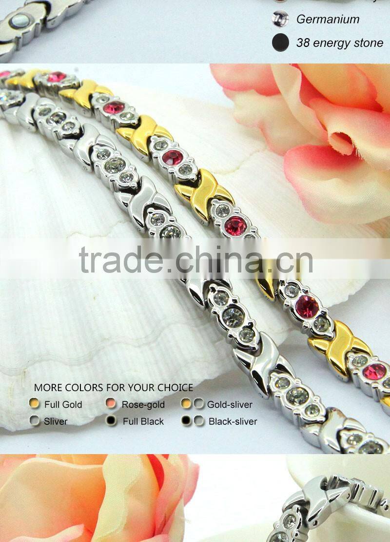 Positive Energy 5 in 1 Bracelets with Negative Ion Accelerate Blood Circulation