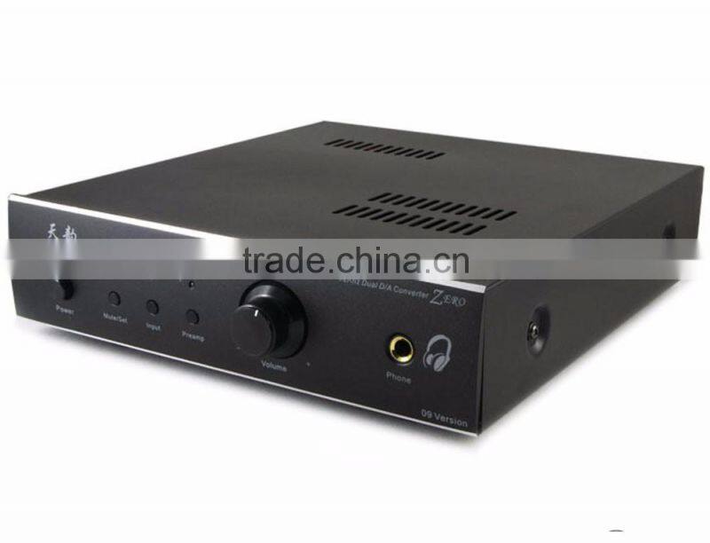 ZERO 24/192KHZ DAC HEAD AMP USB @OPA2604U SILVER/BLACK Headphone Amplifier DAC