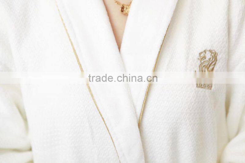 Star Hotel Cotton Bathrobe Double Layer Robes