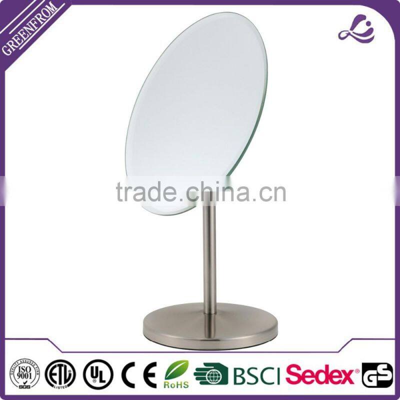 hot sale standing l shaped acrylic cosmetic mirror manufacturer