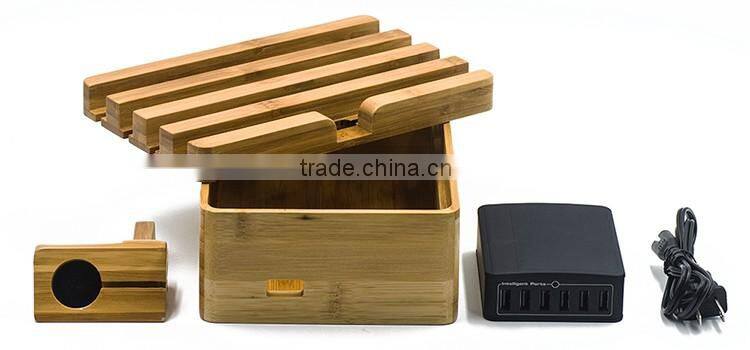 Excellent product wood generic multi charger station for phone , tablet