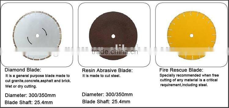 G-max Gasoline Engine Road Cutting Machine With 350MM Diamond Blade GT-GCS350