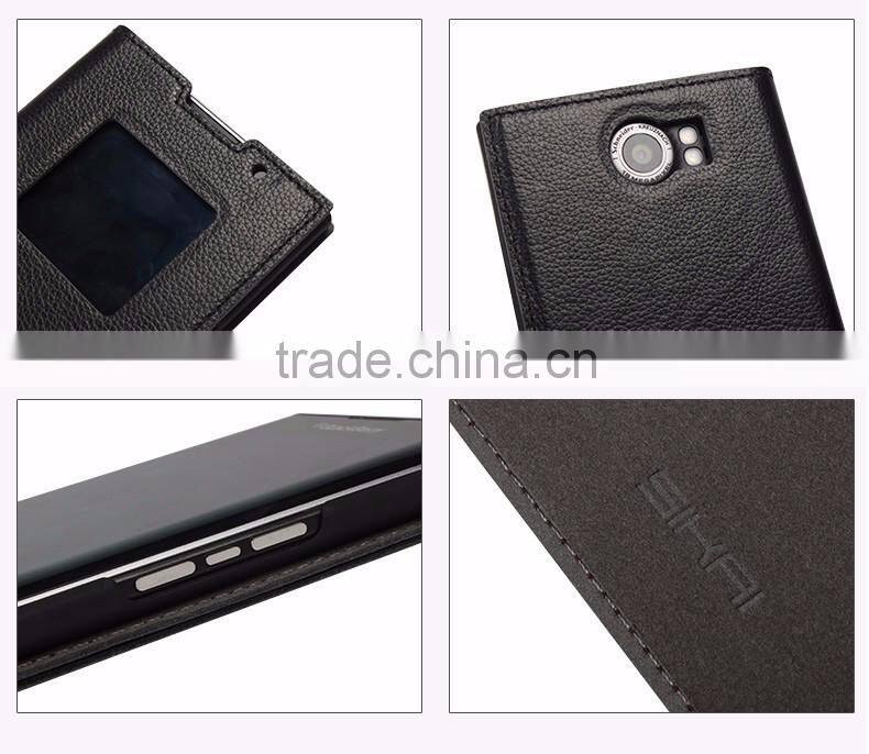 Smart Sleep Real Genuine Leather Cases For Blackberry Priv Original Leather Flip Skin For Blackberry Priv Shell