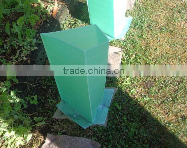 Light green corflute plant guard/vine wrap/tree guard/tree protector/shelter