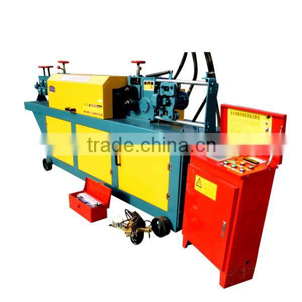 wire straightening & cutting 14mm straightener machine /iron and rebar type