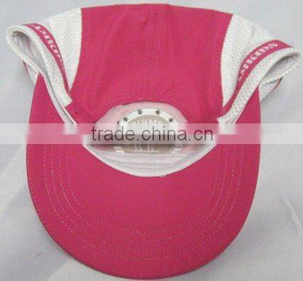 flat embroidery sport cap mesh baseball cap cycling hat