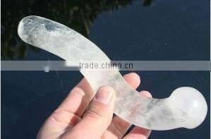 Natural Rock Quartz Crystal Dildo for Female Masturbating