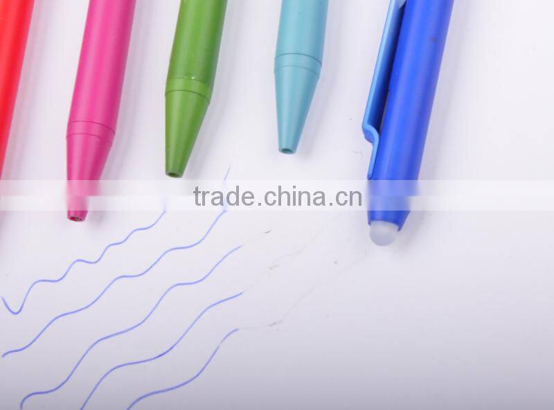 New arrived erasable gel pen with multi-colored pen barrel