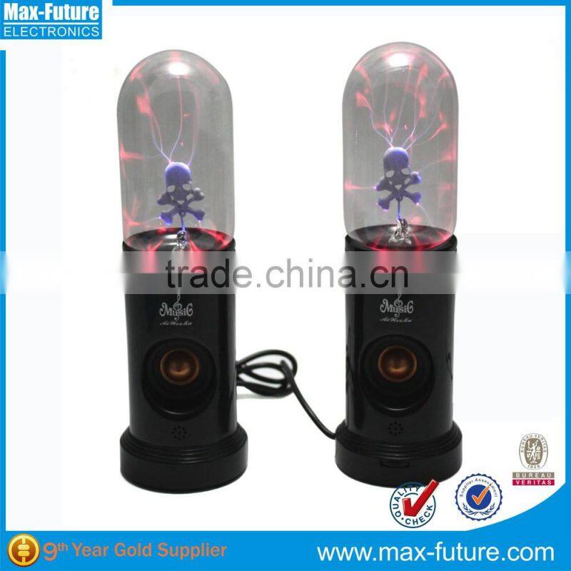 F-1236 Plasma Skull Light Mini bluetooth Speaker With Sound Responsive Light Show