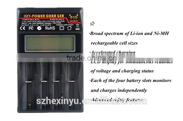 ultimate speed battery charger 18650 multifucntion battery charger