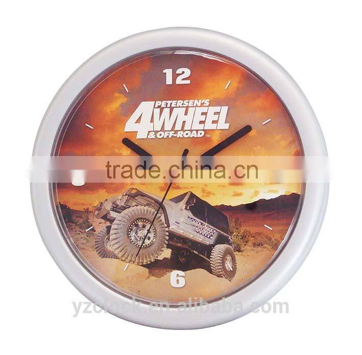 10" Round Plastic Wall Clock